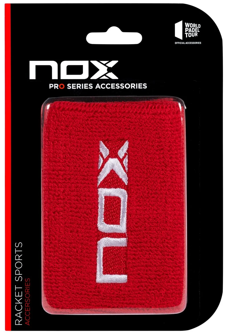 NOX Padel Wristband - Red / White