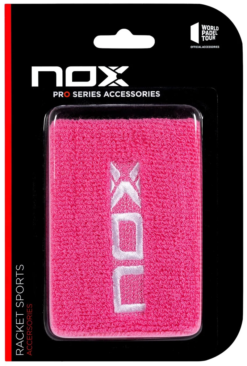 NOX Padel Wristband - Pink / White