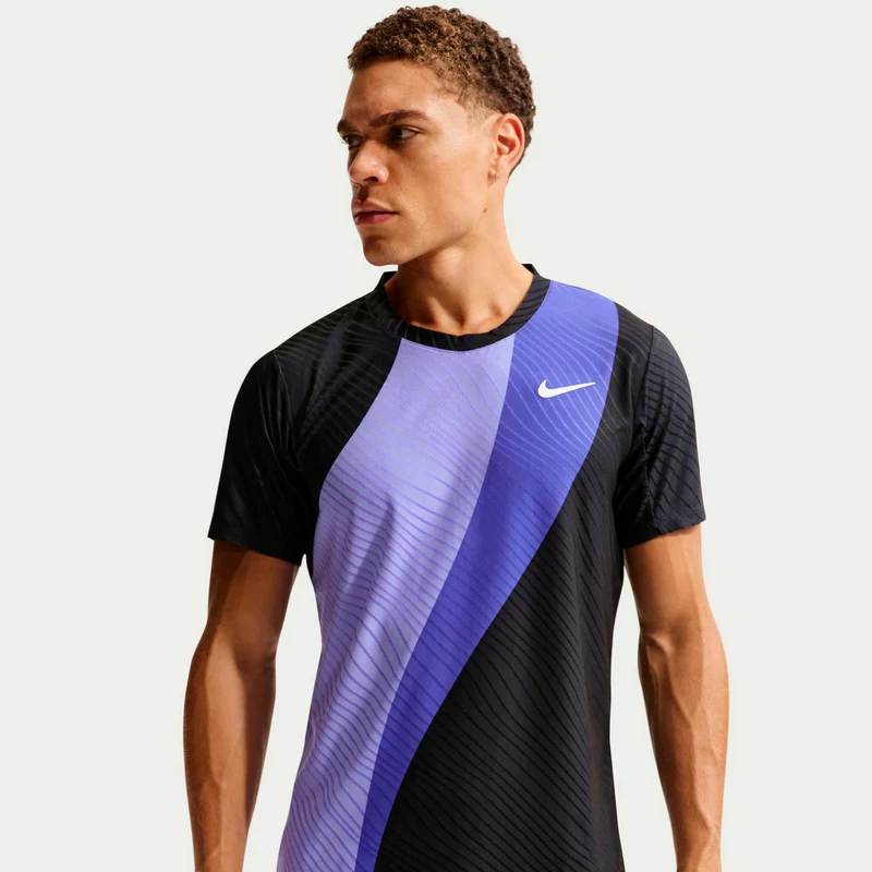 Court Dri-Fit Advantage Slam T-Shirt Herren-dunkelblau, blaugrau