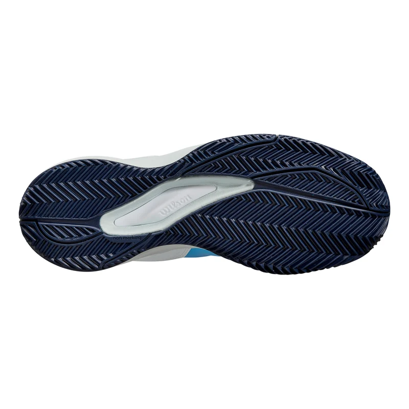 Rush Pro Ace Sandplatzschuh Damen - hellblau, weiß