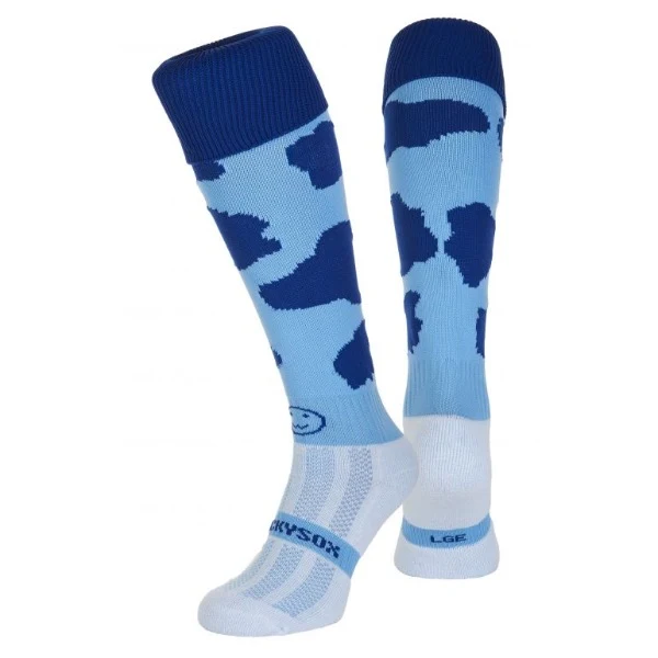 Wacky Sox Blue Moo Cow