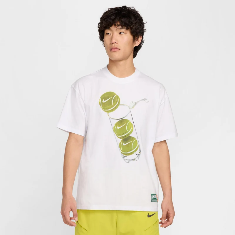 Court M90 French Open T-Shirt Herren-Weiß