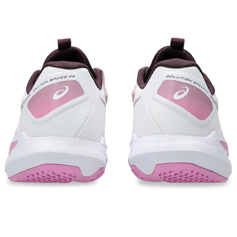 Asics Women's Solution Speed FF 4 Tennis Shoes White Dusty Mauve