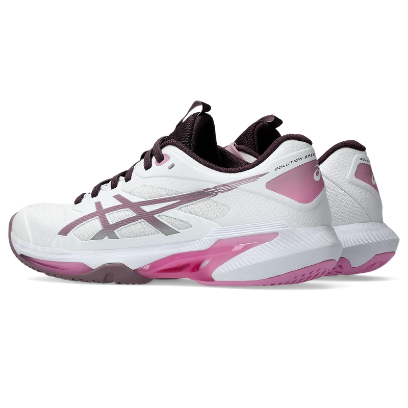 Asics Women's Solution Speed FF 4 Tennis Shoes White Dusty Mauve