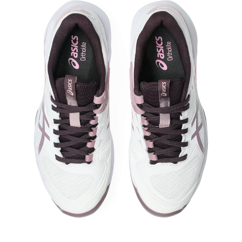 Asics Women's Solution Speed FF 4 Tennis Shoes White Dusty Mauve