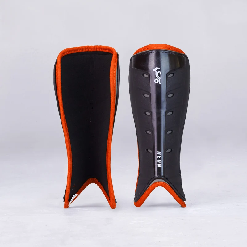Kookaburra Neon Black Junior Shin Pads 25/26