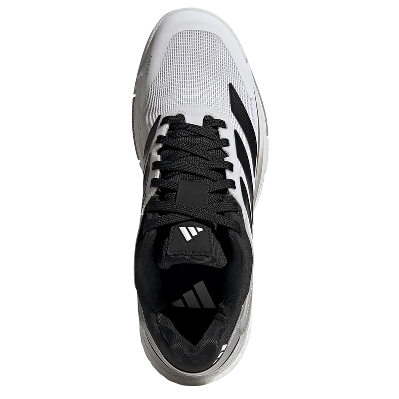 Adidas Men's Crazyquick Boost Padel Shoes White Light Grey