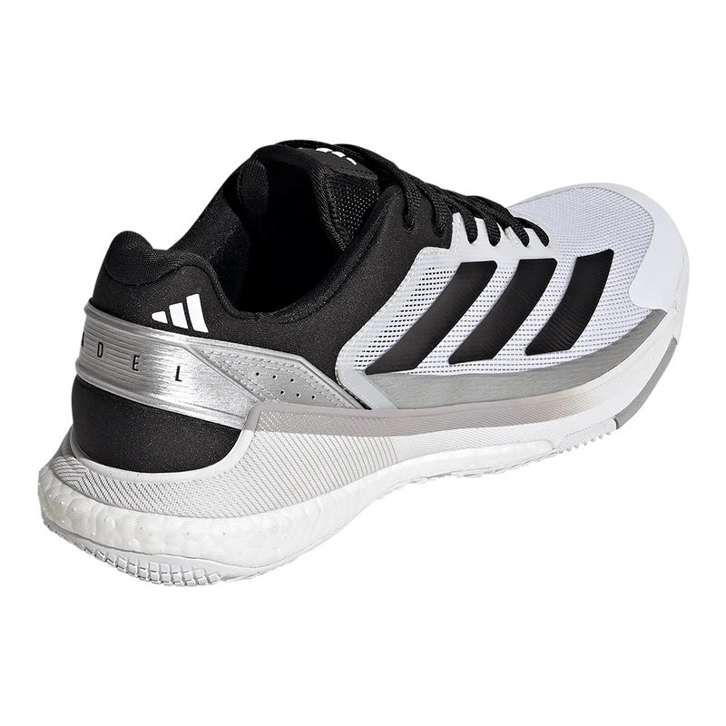 Adidas Men's Crazyquick Boost Padel Shoes White Light Grey
