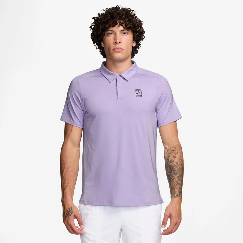 Court Dri-FIT Advantage Polo Herren-Flieder,Schwarz