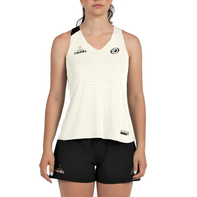 Bullpadel Women's Piura Premier Padel Tank Top Ecru