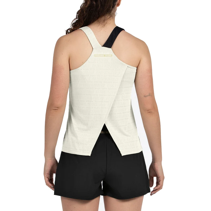 Bullpadel Women's Piura Premier Padel Tank Top Ecru