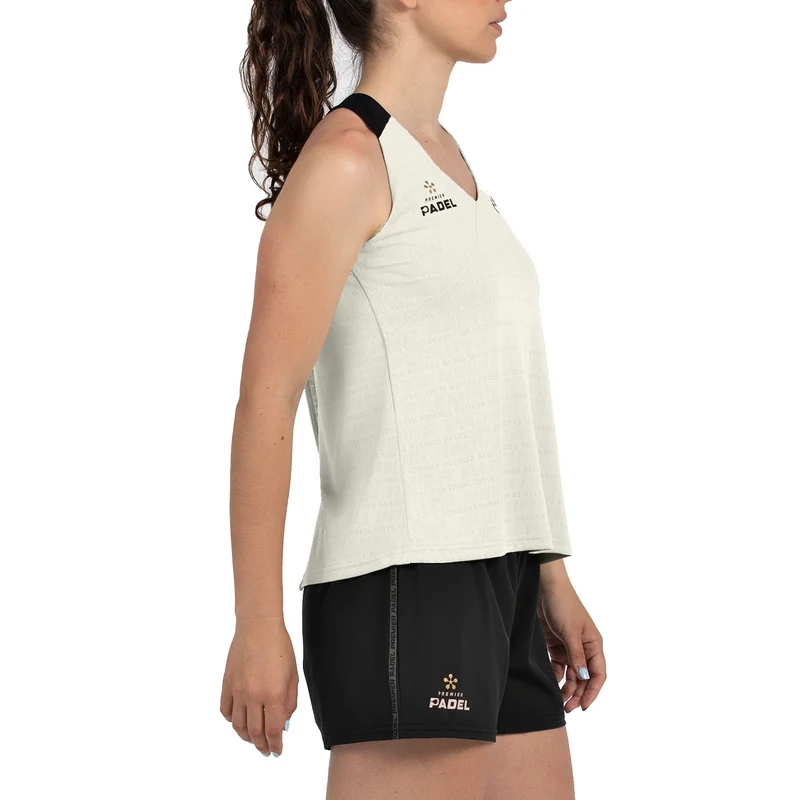 Bullpadel Women's Piura Premier Padel Tank Top Ecru