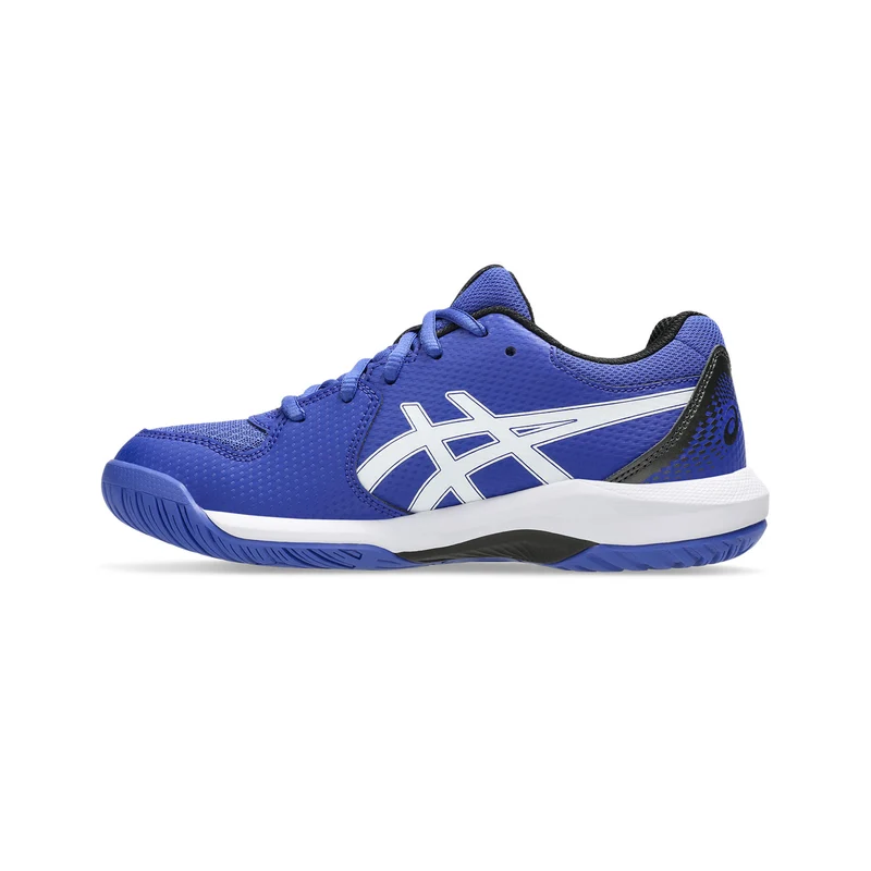 Gel-Dedicate 8 GS Allcourtschuh Kinder - dunkelblau, weiß