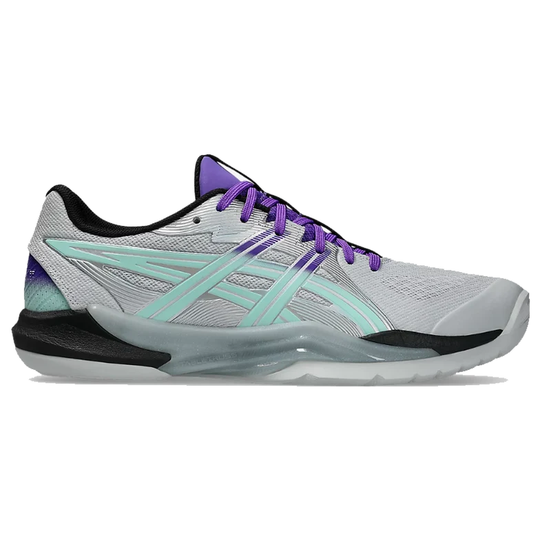 Asics Men's Powerbreak FF Indoor Court Shoes Concrete Illuminate Mint