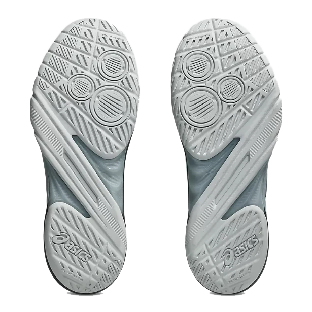 Asics Men's Powerbreak FF Indoor Court Shoes Concrete Illuminate Mint