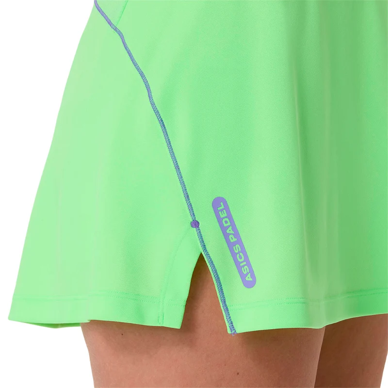 ASICS Padel Court Skirt Green SS26 (Falda)