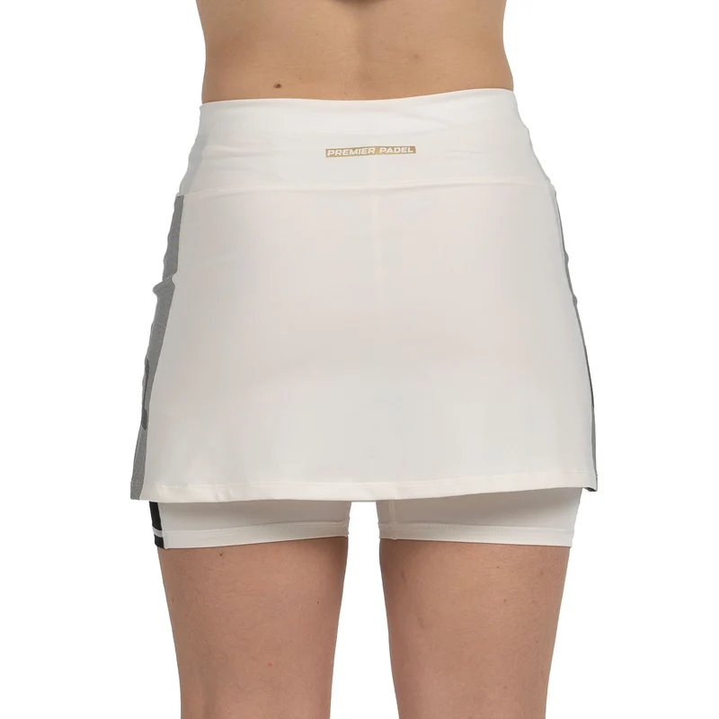 Bullpadel Women's Portoa Premier Padel Skirt Ecru