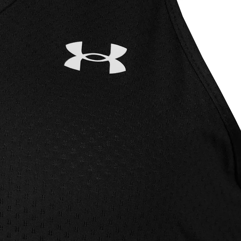 Tech Mesh Racer Tank-Top Damen-Schwarz