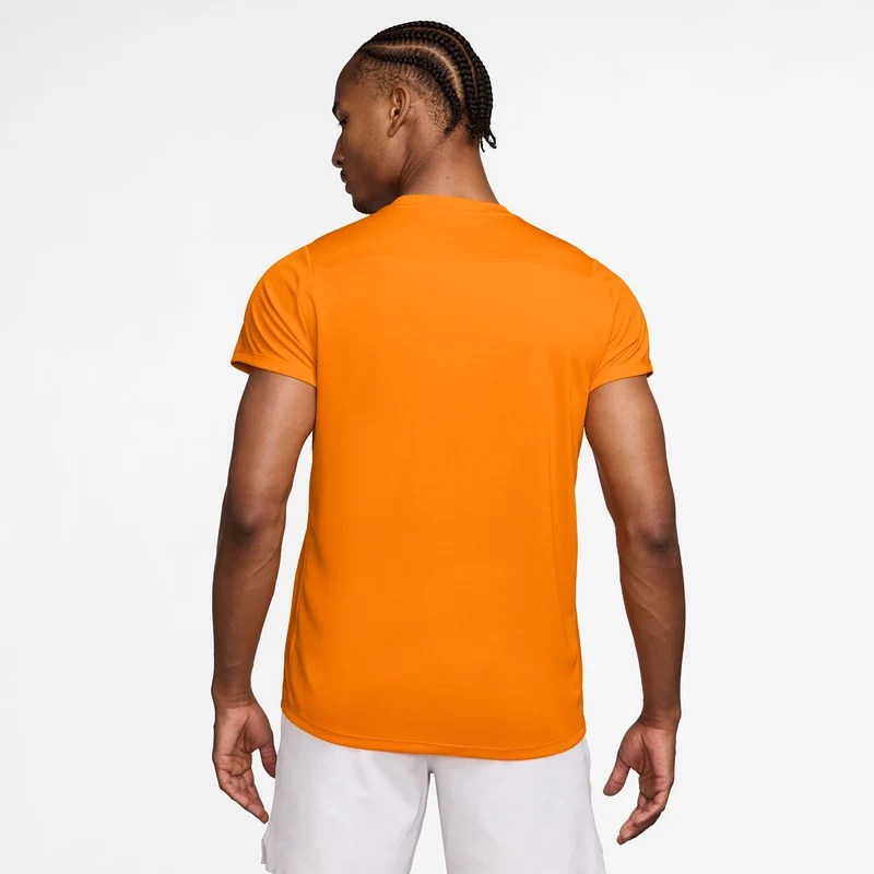 Court Victory Dry T-Shirt Herren - orange, weiß