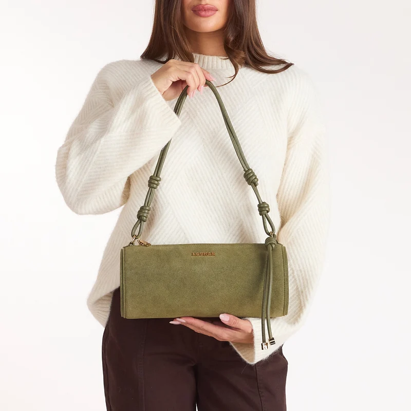 Miffy Barrel-Schultertasche - Olivgrün