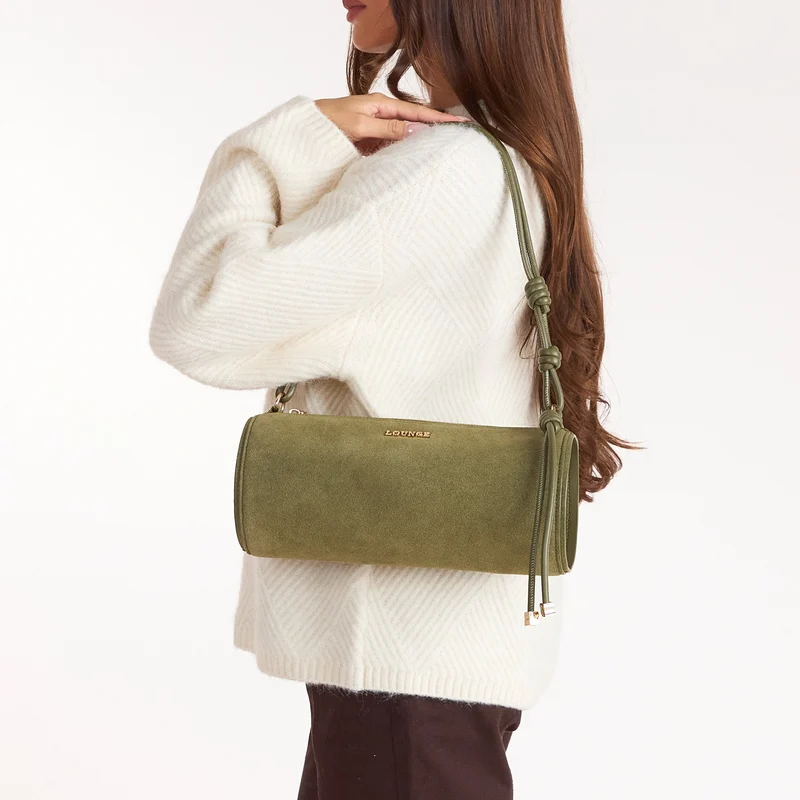 Miffy Barrel-Schultertasche - Olivgrün