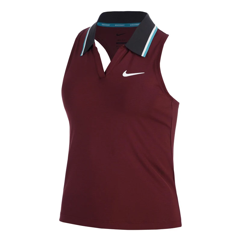 Court Dri-FIT Slam Tank-Top Damen-Dunkelrot