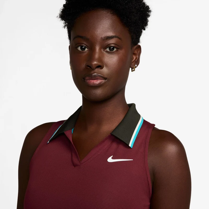 Court Dri-FIT Slam Tank-Top Damen-Dunkelrot
