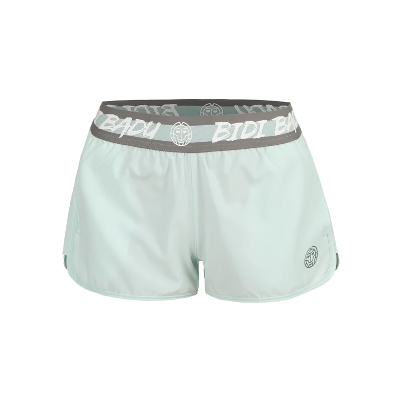 Tiida Tech 2 In 1 Shorts Ballshorts Damen-Mint,Grau