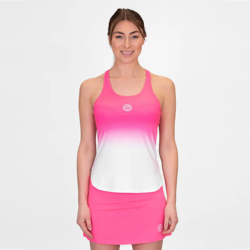 Crew Gradiant Tank-Top Damen-Pink,Weiß
