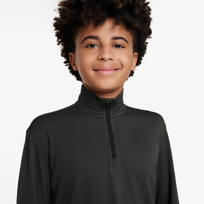 Dri-Fit UV Half-Zip Essential Longsleeve Jungen-Schwarz