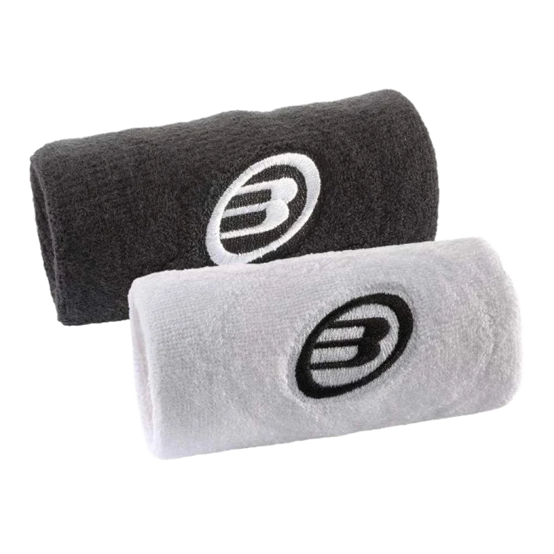 Muñequera Bullpadel BPMU262 Negro/Blanco 2026