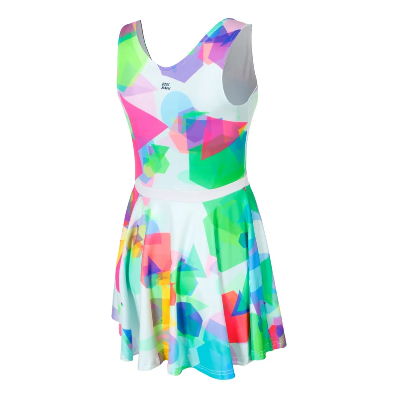 Kaleido Kleid Damen-Mehrfarbig