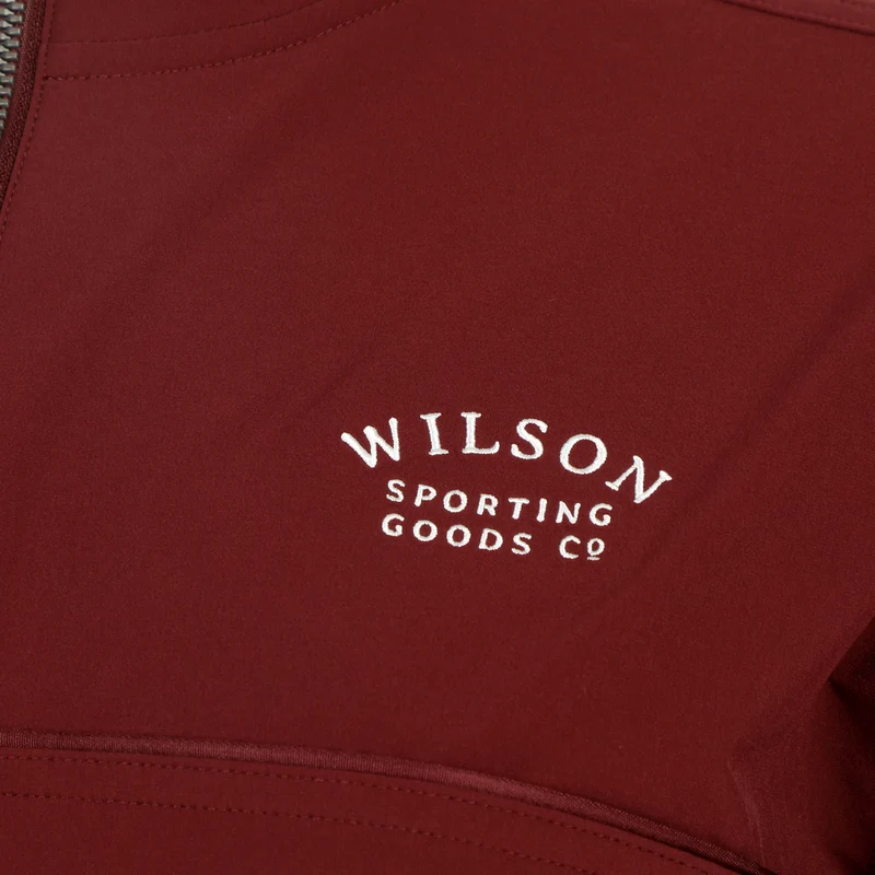 Davenport Woven Popover Sweatshirt Damen - berry