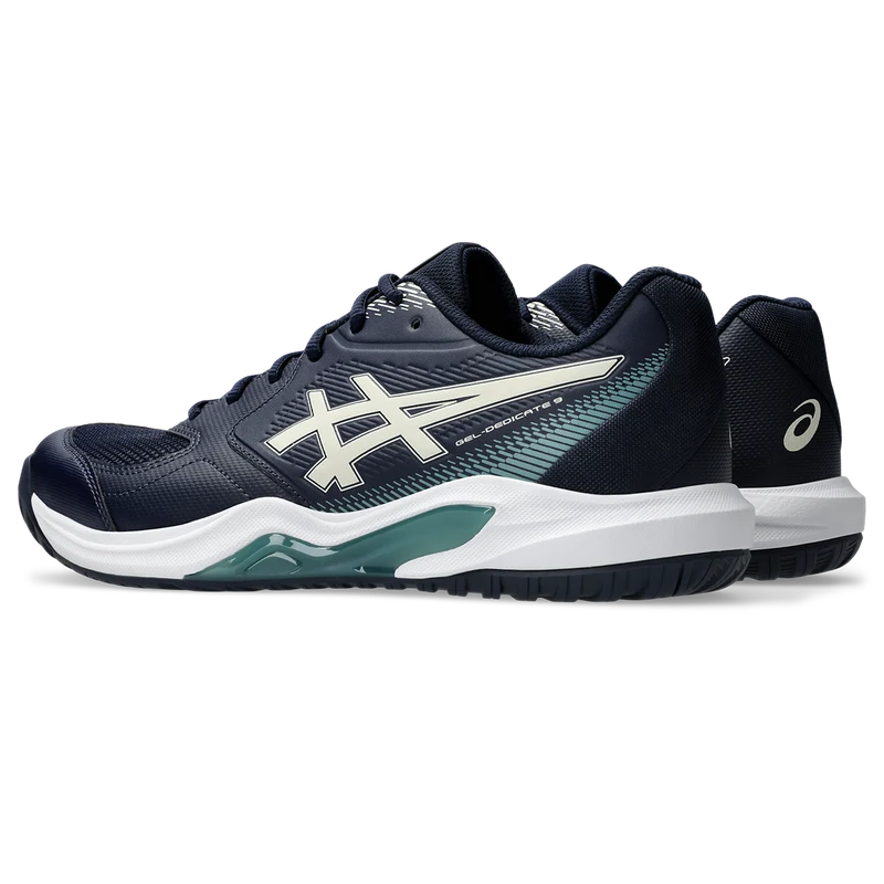 Asics Men's Gel Dedicate 9 Tennis Shoes Midnight Oatmeal