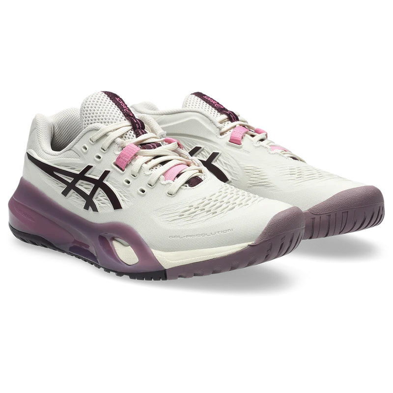 Asics Women's Gel Resolution X Tennis Shoes Soft Oat