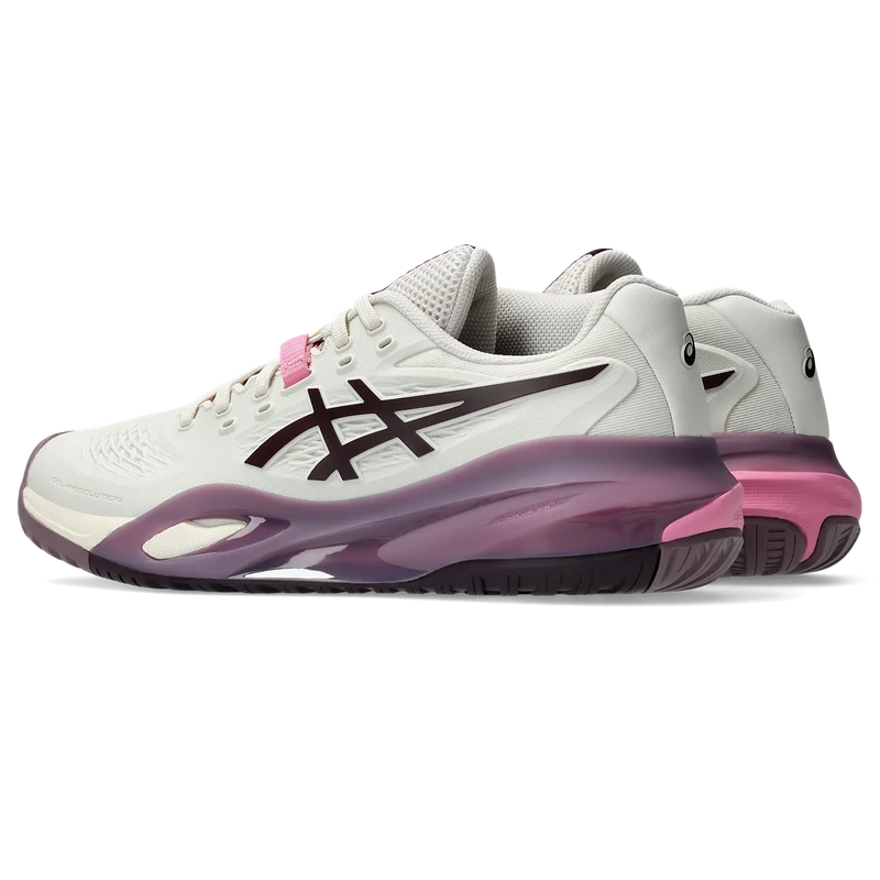 Asics Women's Gel Resolution X Tennis Shoes Soft Oat