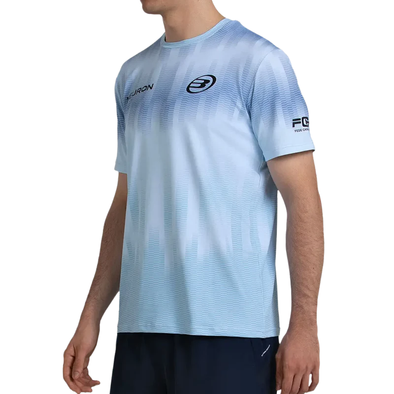 Camiseta Bullpadel Chingotto 26V Azul Glaciar 2026