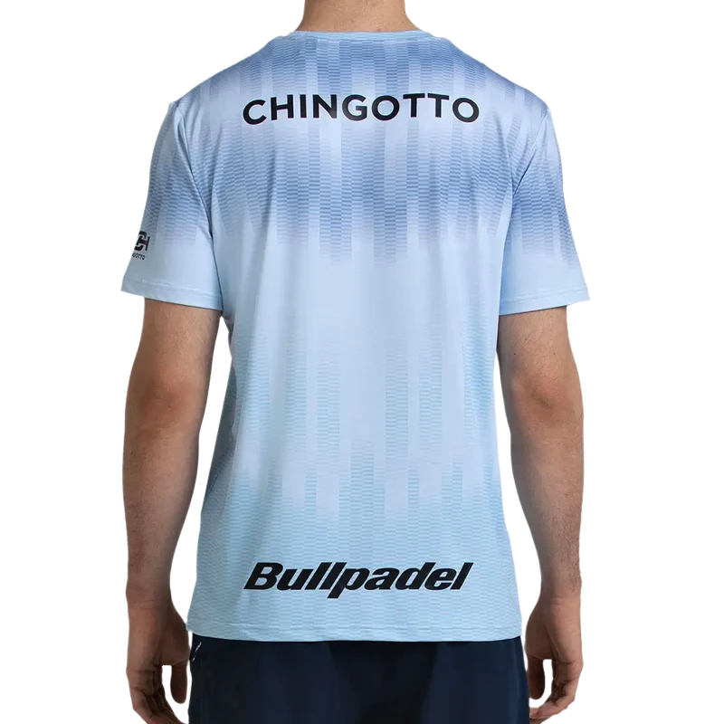 Camiseta Bullpadel Chingotto 26V Azul Glaciar 2026