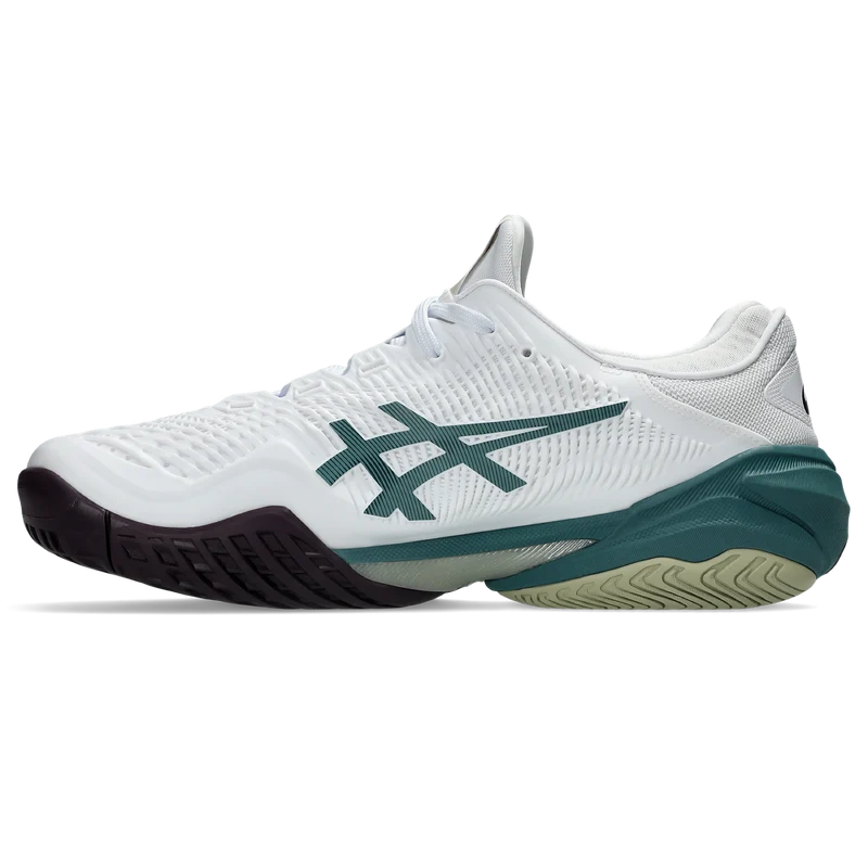 Asics Men's Court FF 3 Tennis Shoes White Foggy Teal