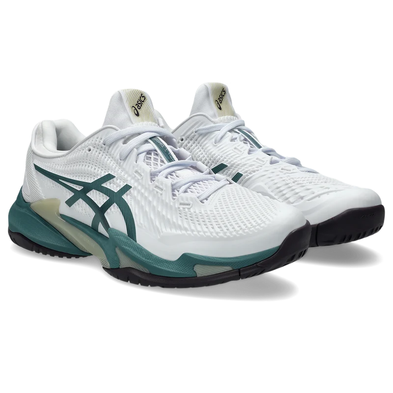 Asics Men's Court FF 3 Tennis Shoes White Foggy Teal
