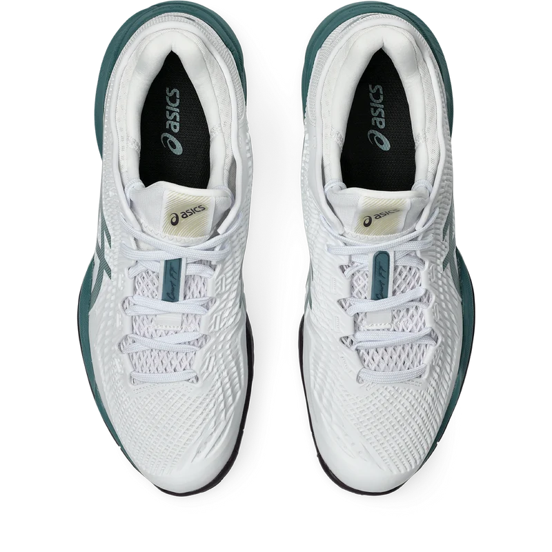 Asics Men's Court FF 3 Tennis Shoes White Foggy Teal