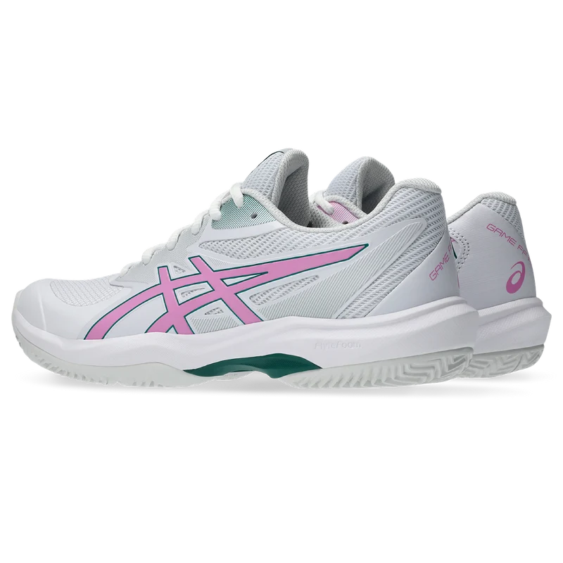 Asics Women's Game FF Padel Shoes White Bubblegum