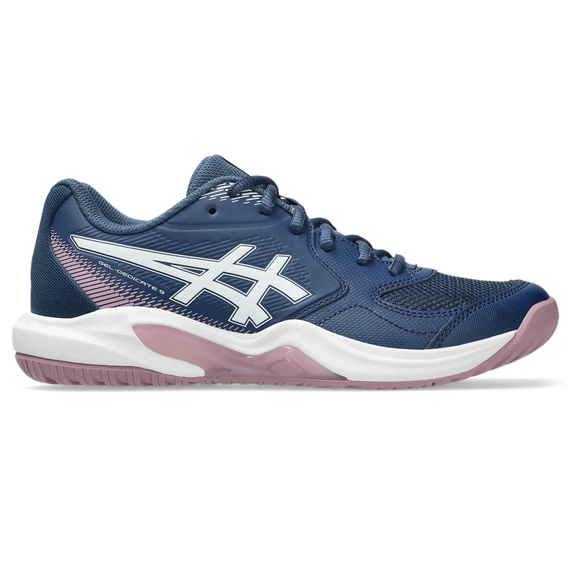 Asics Women's Gel Dedicate 9 Tennis Shoes Independence Blue White
