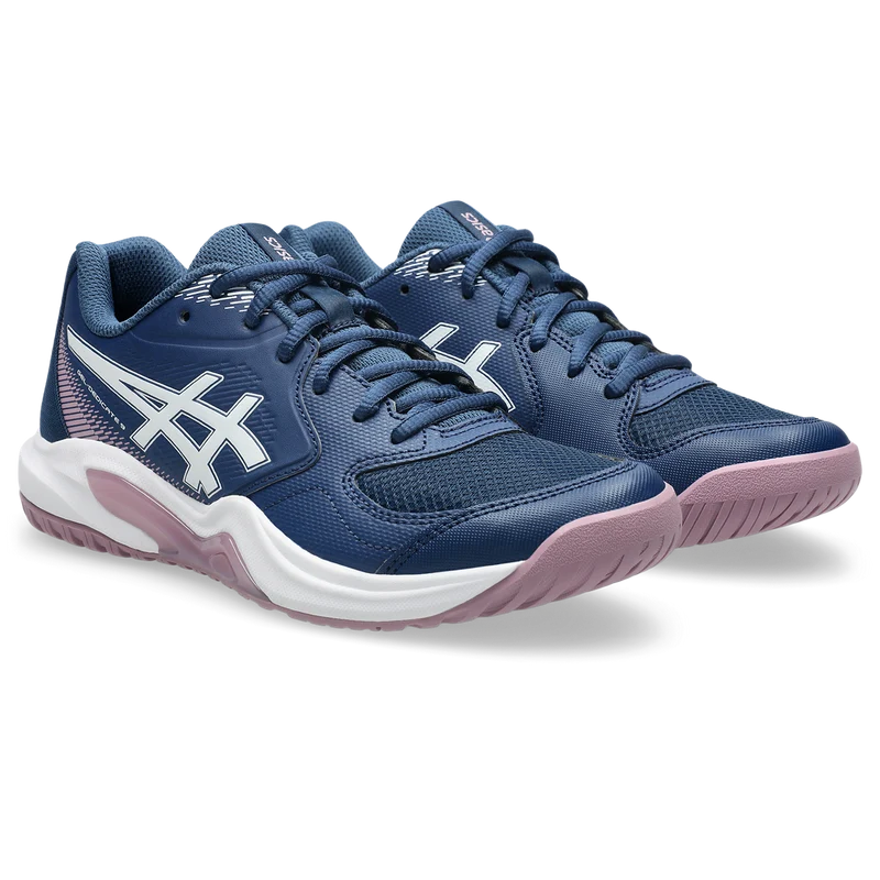 Asics Women's Gel Dedicate 9 Tennis Shoes Independence Blue White