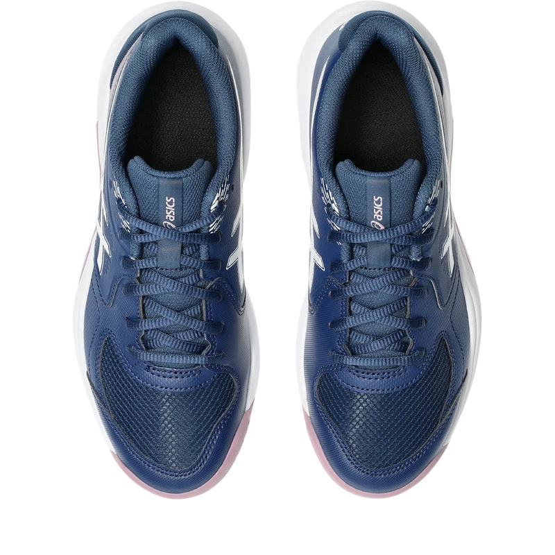 Asics Women's Gel Dedicate 9 Tennis Shoes Independence Blue White