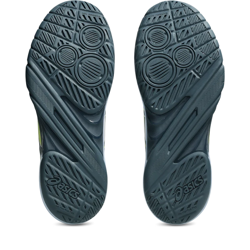 Asics Men's Powerbreak FF Indoor Court Shoes White Raw Indigo