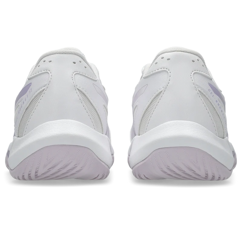 Asics Women's Gel Rocket 12 Indoor Court Shoes White Dahlia