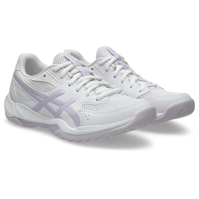 Asics Women's Gel Rocket 12 Indoor Court Shoes White Dahlia