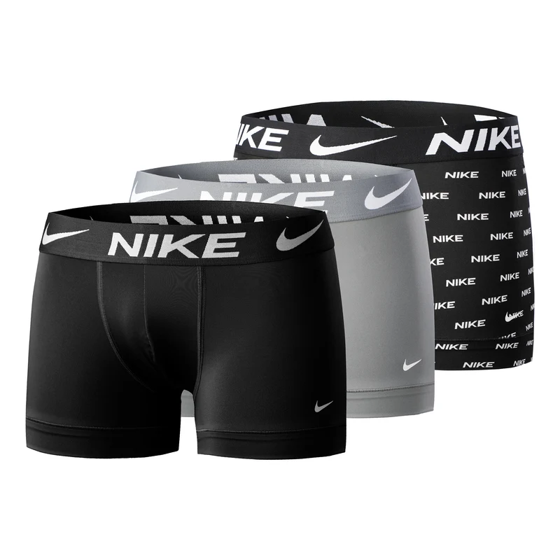 Dri-FIT Essential Micro Trunk Boxer Short 3er Pack Herren-Schwarz,Grau
