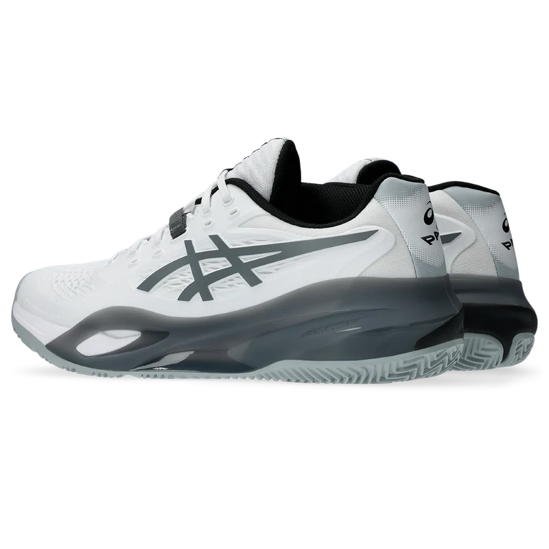 Asics Men's Gel Resolution X Padel Shoe White Steel Grey